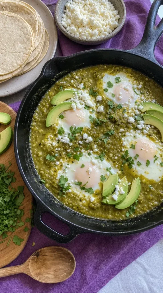 Eggs Drowned in Salsa Verde