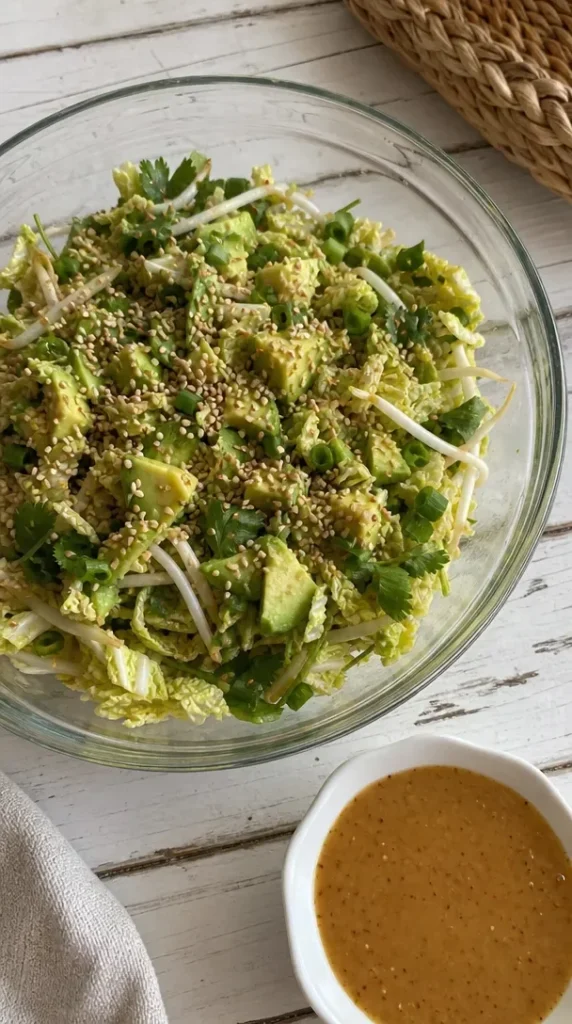 Keto Cabbage and Avocado Salad
