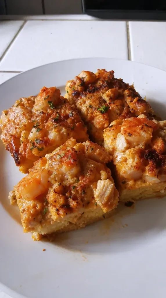 Keto Chicken Shrimp Alfredo Bread Recipe