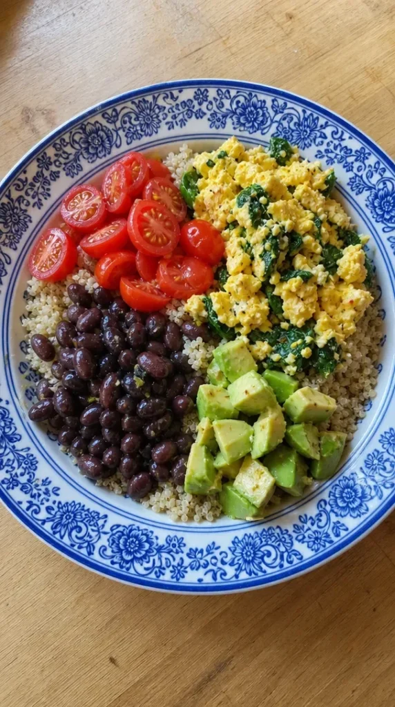 Vegetarian Breakfast Burrito Bowl
