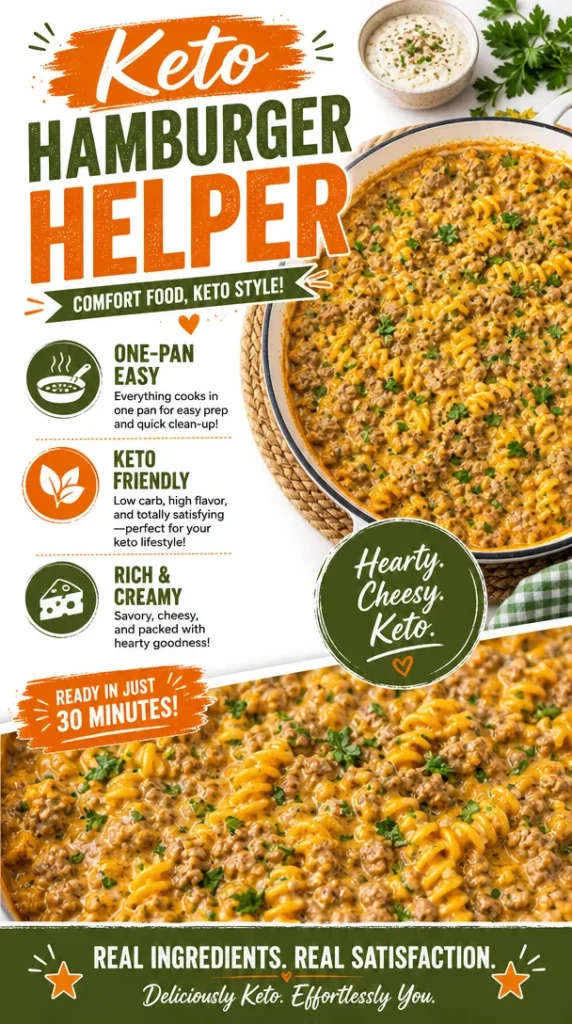 Keto Hamburger Helper