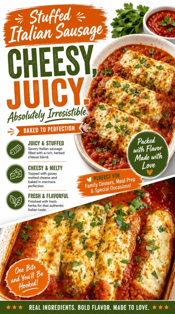 Easy Stuffed Italian Sausage