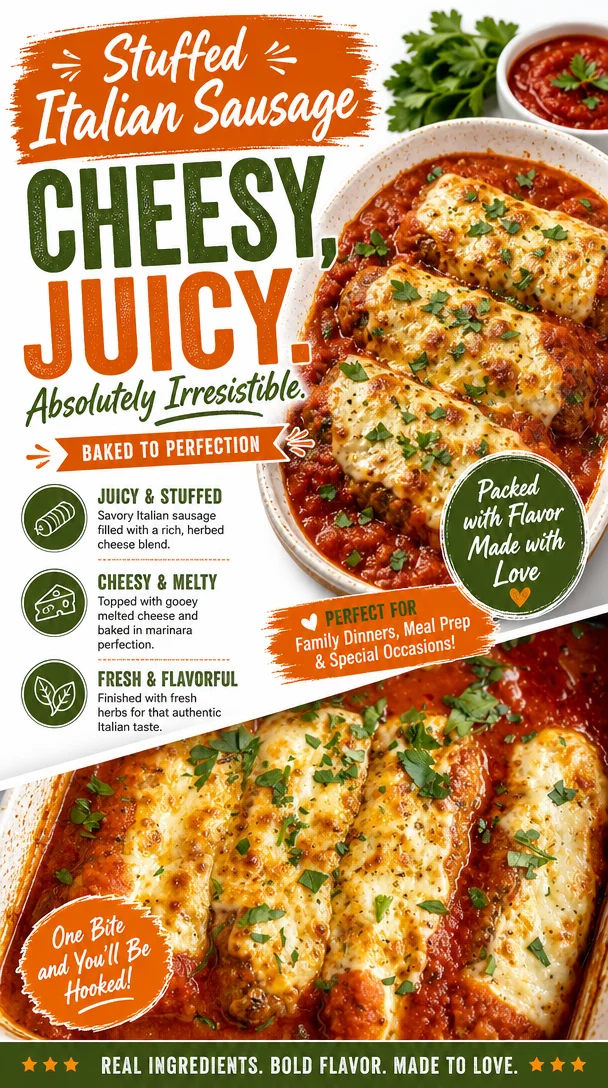 Easy Stuffed Italian Sausage