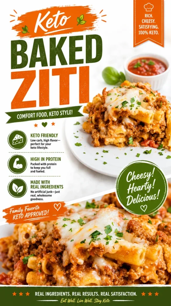 Low Carb Baked Ziti
