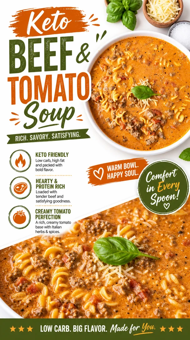 Quick Beef & Tomato Soup