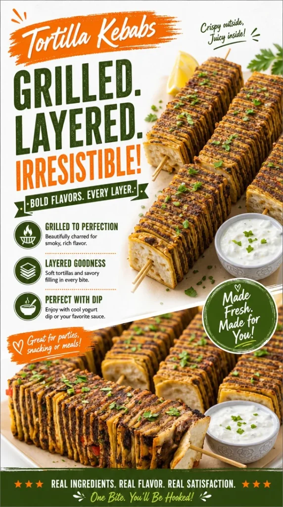 Tortilla Kebabs