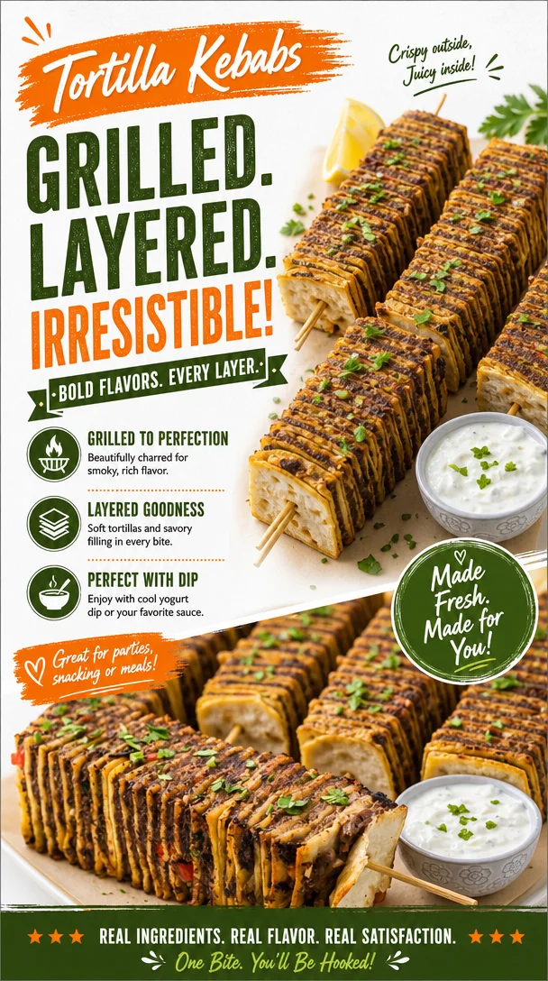 Tortilla Kebabs
