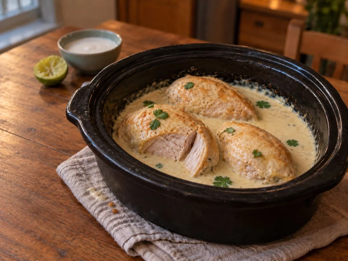 Crockpot Coconut Lime Chicken
