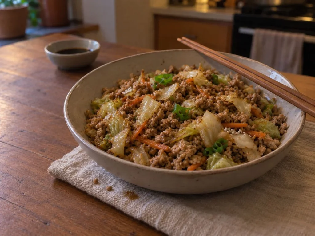 Easy Egg Roll Bowls