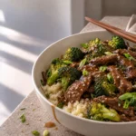 Keto Slow Cooker Beef and Broccoli