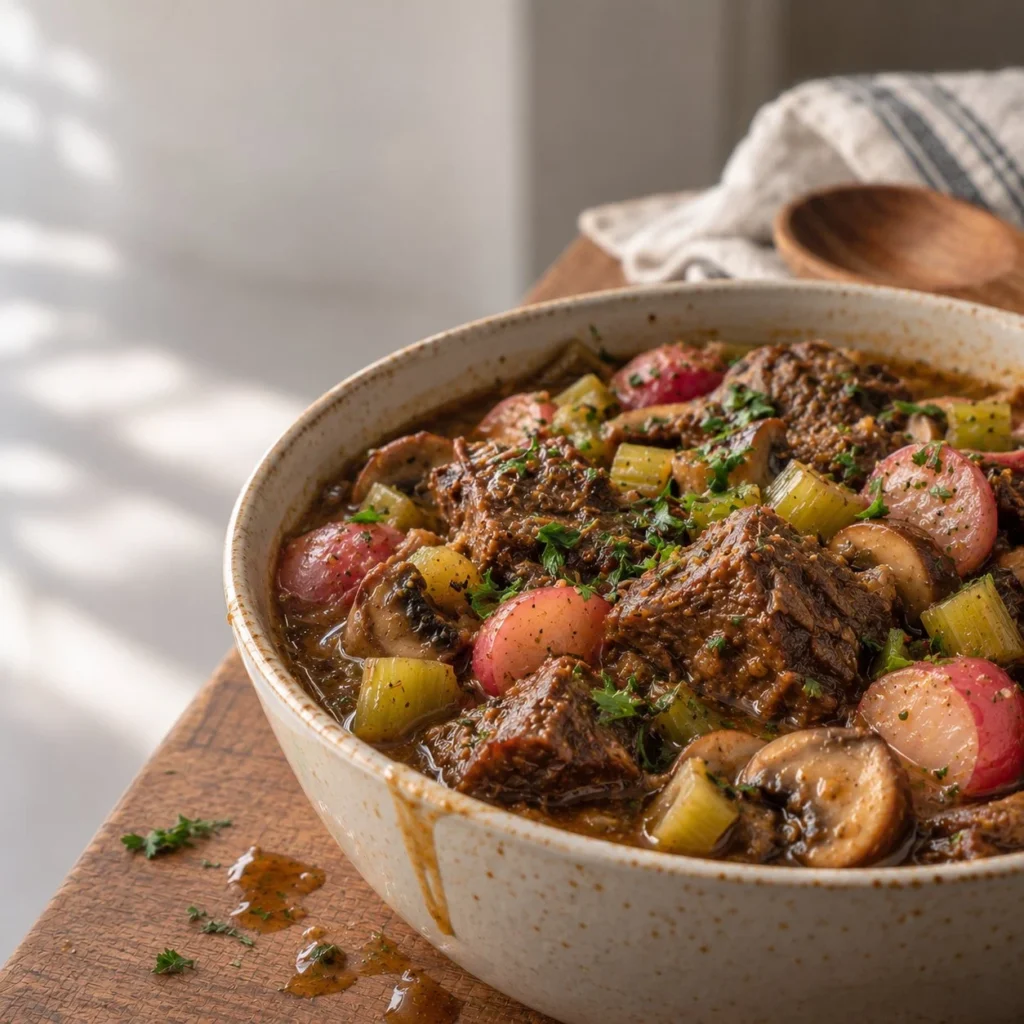Keto Slow Cooker Beef Stew