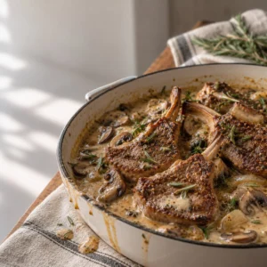 Keto Slow Cooker Lamb Chops
