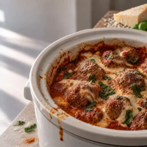 Keto Slow Cooker Meatballs