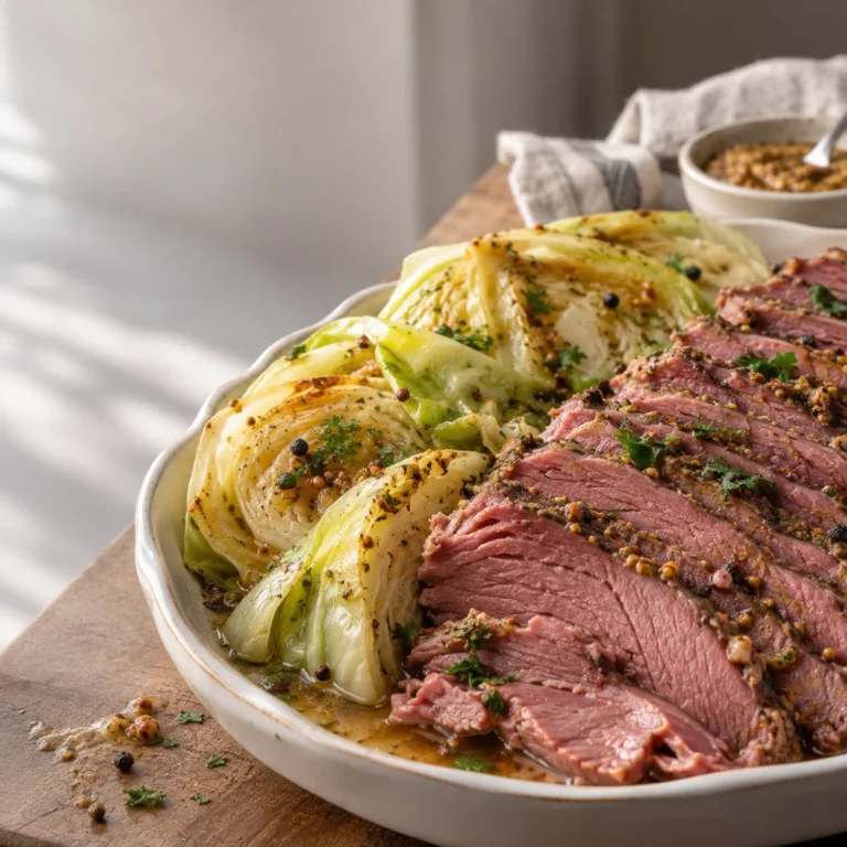Slow Cooker Corned Beef and Cabbage