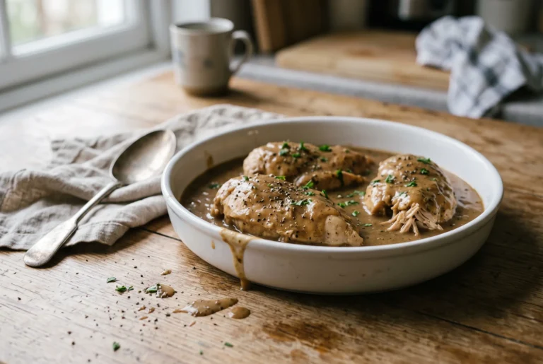 Crockpot Ranch Chicken and Gravy