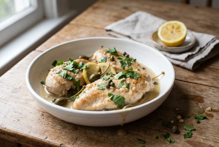 Crockpot Chicken Piccata