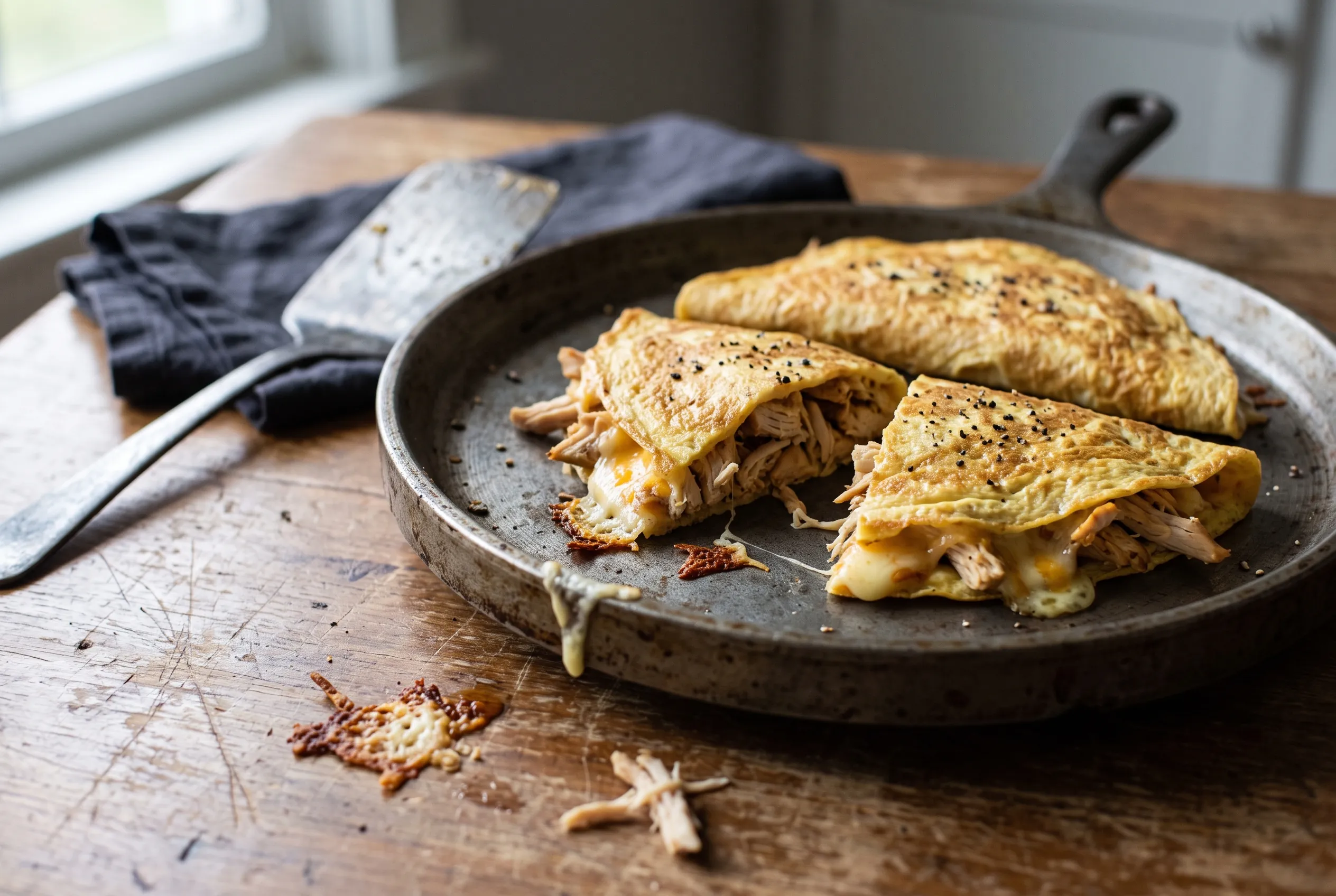Easy Keto Chicken Quesadilla