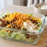 Easy Keto Ground Beef Taco Salad