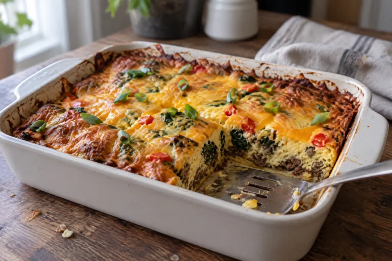 High Protein Low Carb Breakfast Casserole