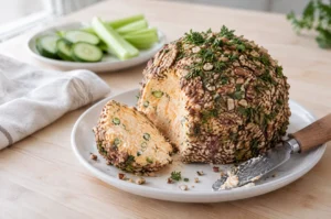 Keto Christmas Cheese Ball
