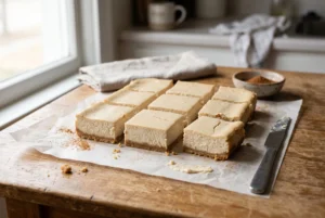 Keto Gingerbread Cheesecake Bars