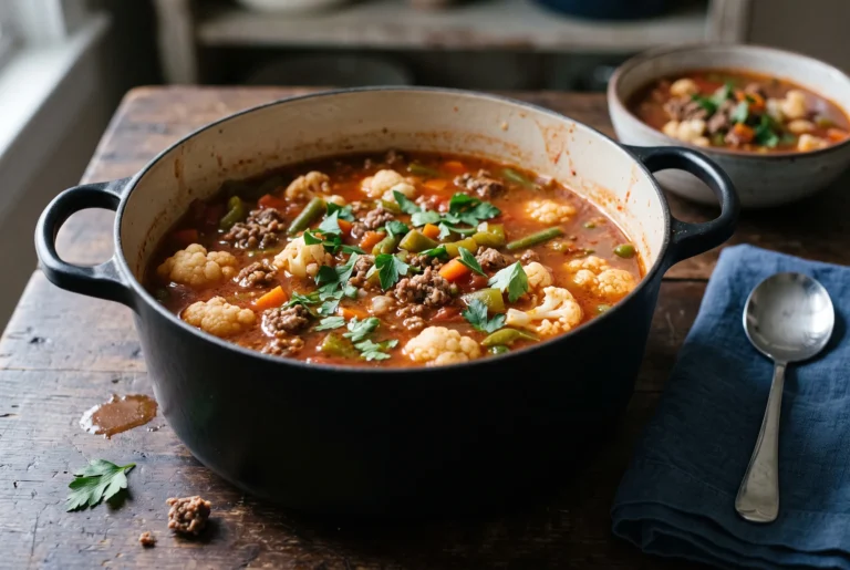 Keto Hamburger Soup