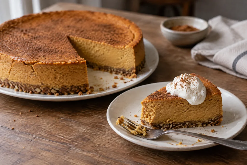 Keto Pumpkin Cheesecake