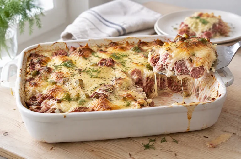 Keto Reuben Casserole