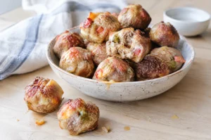 Keto Rotel Cream Cheese Sausage Balls
