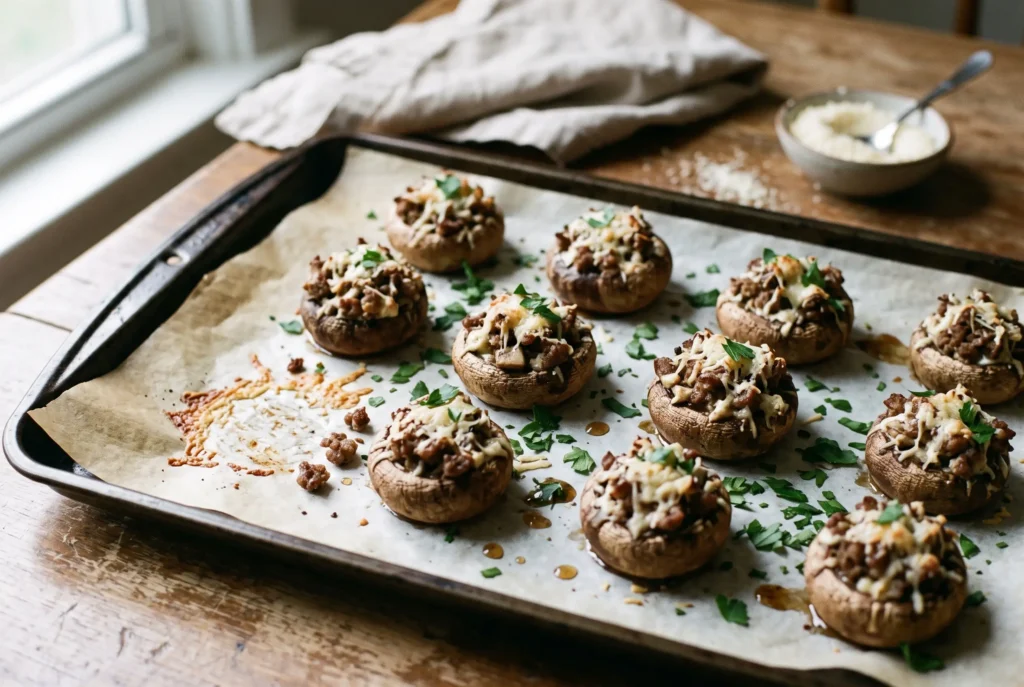 Keto Stuffed Mushrooms