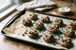 Keto Stuffed Mushrooms