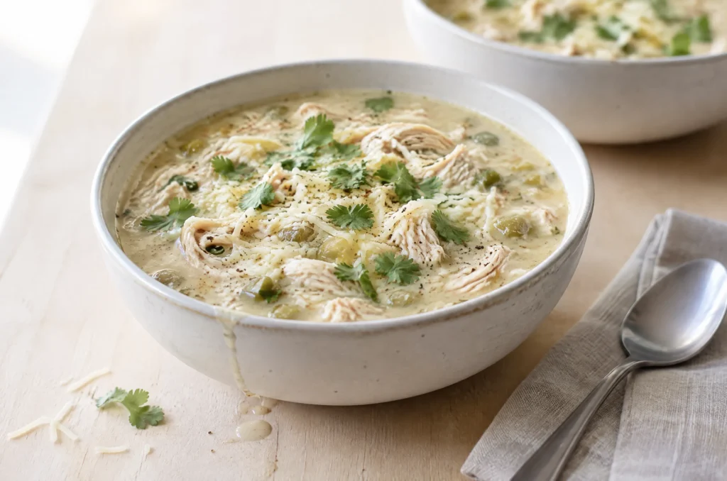 Keto White Chicken Chili